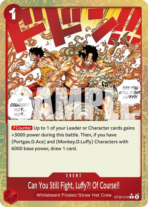 Can You Still Fight, Luffy?! Of Course!! (Parallel) (ST30-016) (ST-30)