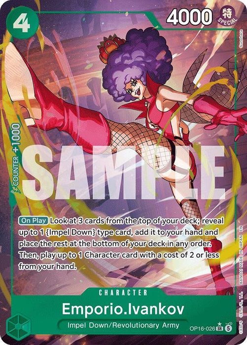Emporio.Ivankov (026) (Alternate Art) (OP16-026) (OP16)