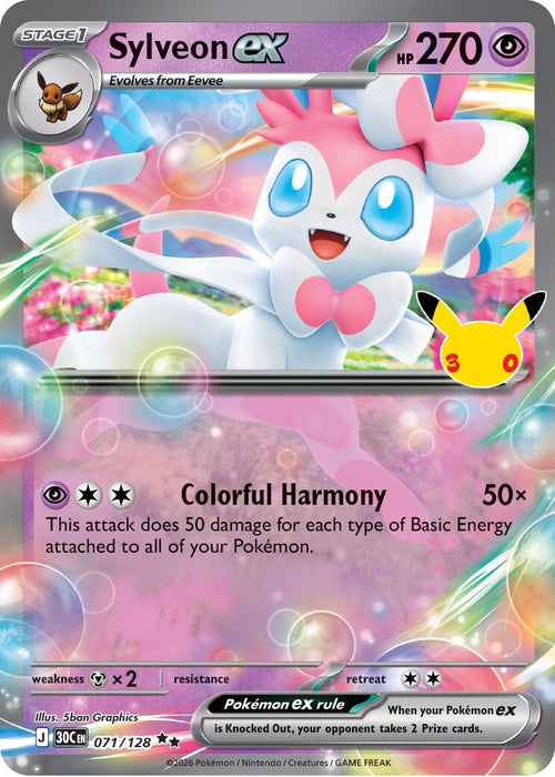 Sylveon ex (071/128) (30C)