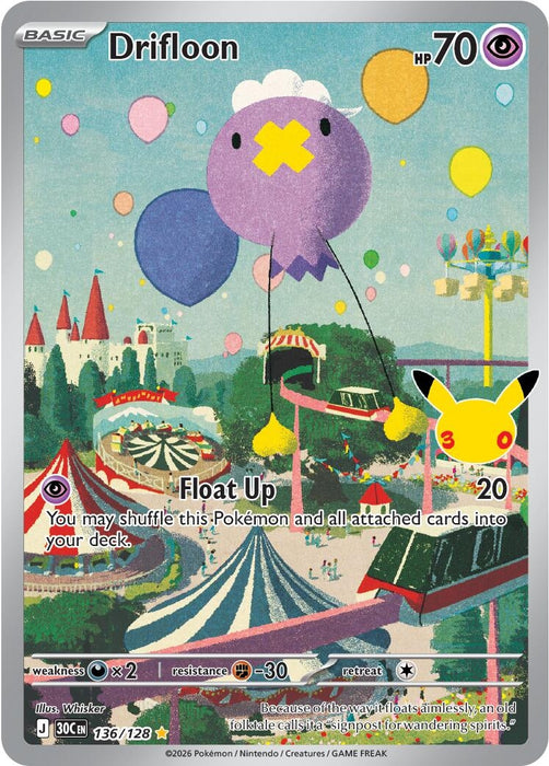 Drifloon (136/128) (30C)