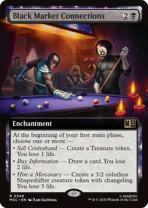 Black Market Connections (Extended Art) (346) (MSC)