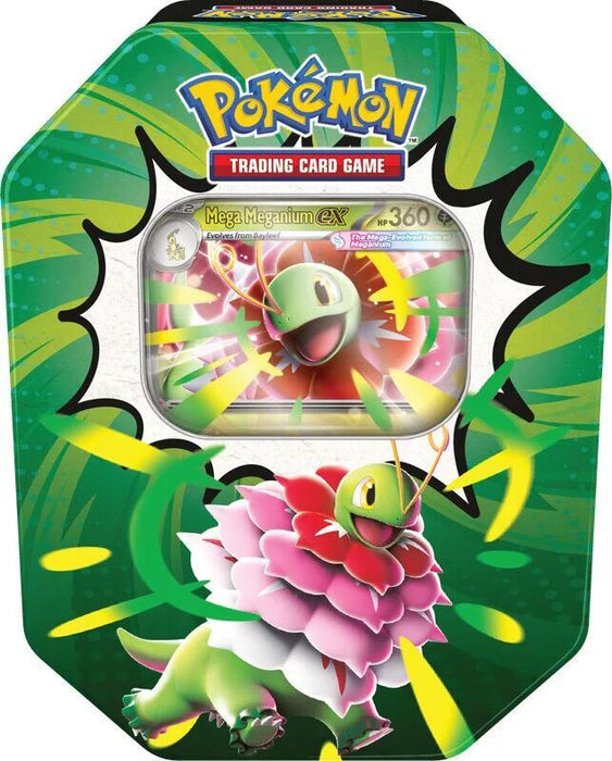 Pokémon TCG: Mega Evolution: Ascended Heroes - Mega Meganium ex Tin (Limit 1)