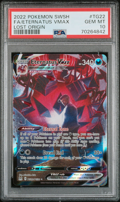 ETERNATUS VMAX LOST ORIGIN 2022 POKEMON SWORD & SHIELD LOST ORIGIN PSA 10