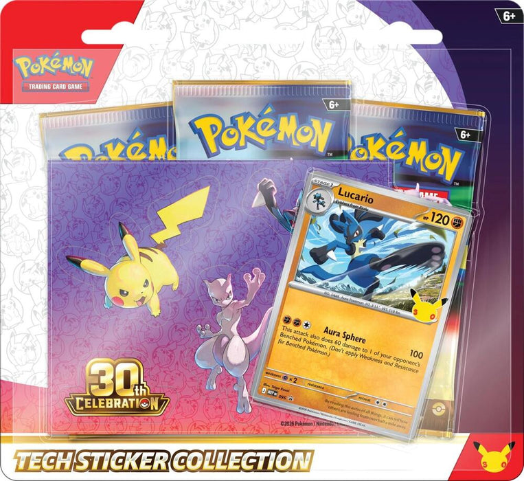 Pokémon TCG: 30th Celebration - Tech Sticker Collection (Lucario) (Limit 1)