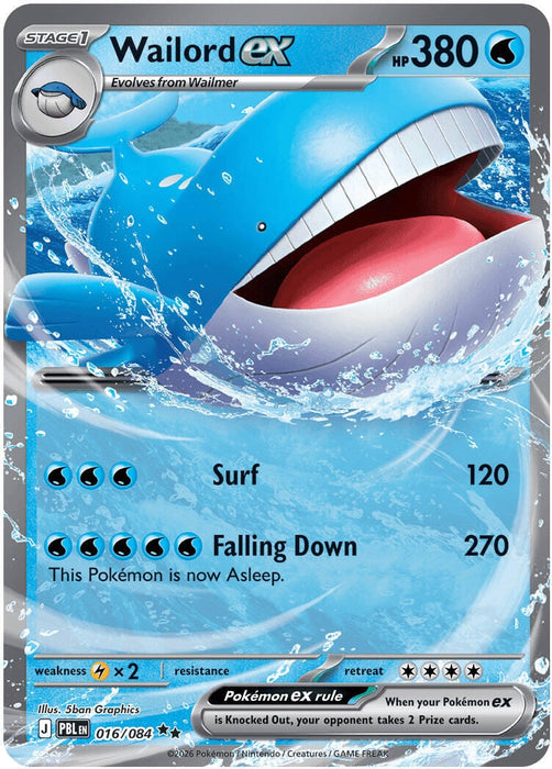 Wailord ex (016/084) (PBL)