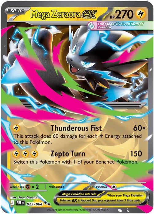 Mega Zeraora ex (027/084) (ME05)