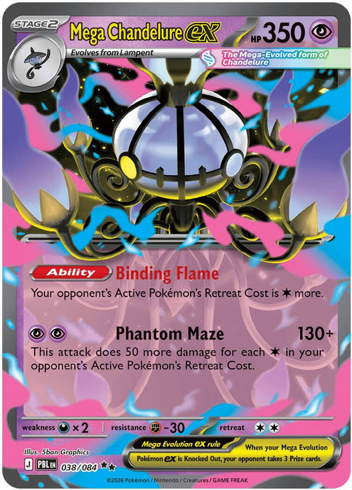 Mega Chandelure ex (038/084) (PBL)