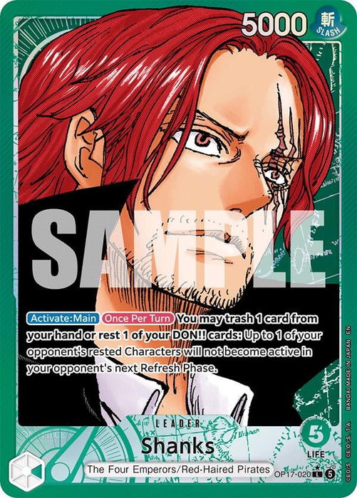 Shanks (020) (Alternate Art) (OP17-020) (OP17)
