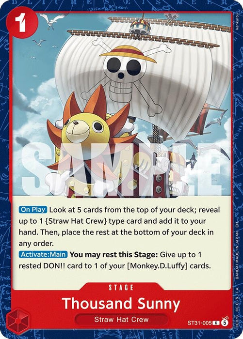 Thousand Sunny (ST31-005) (ST-31)