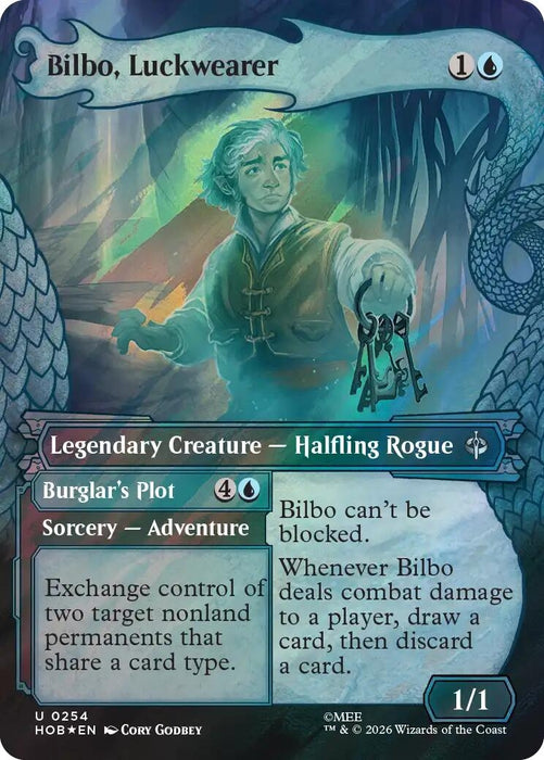Bilbo, Luckwearer (Showcase) (Surge Foil) (254) (HOB)
