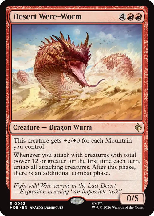 Desert Were-Worm (92) (HOB)