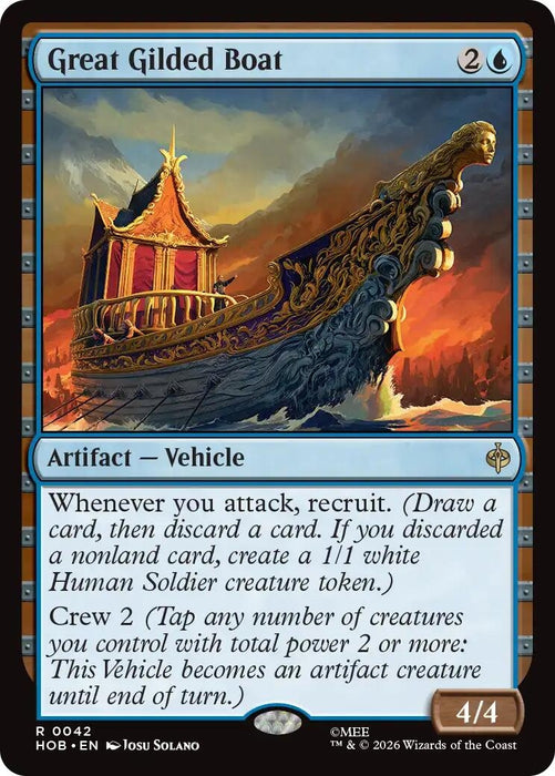 Great Gilded Boat (42) (HOB)