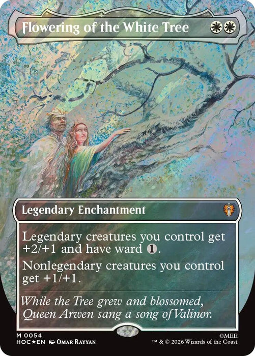 Flowering of the White Tree (Borderless) (Surge Foil) (54) (HOC)