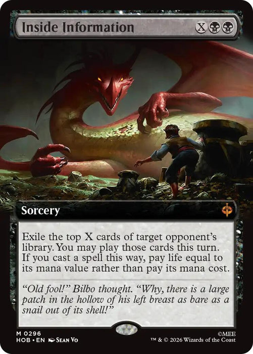 Inside Information (Extended Art) (296) (HOB)