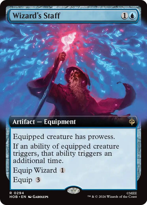 Wizard's Staff (Extended Art) (294) (HOB)