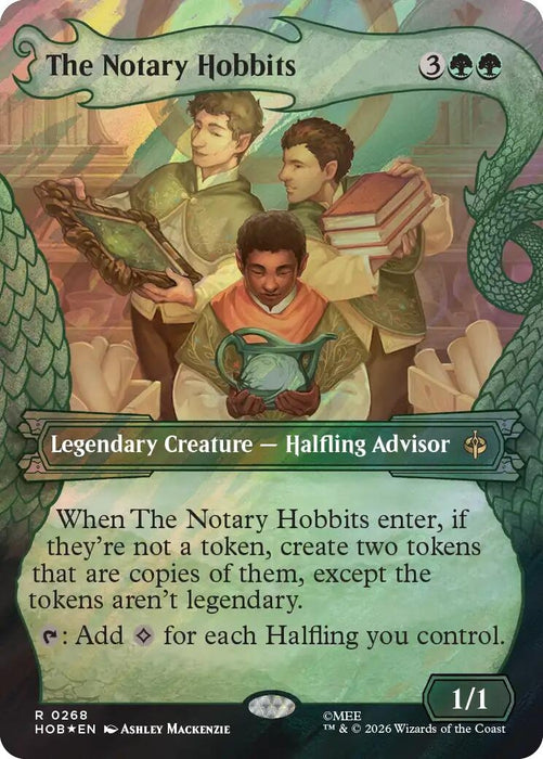 The Notary Hobbits (Showcase) (Surge Foil) (268) (HOB)