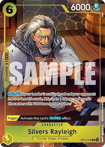 Silvers Rayleigh (One Piece Card Game Illustration Box Vol. 7) (OP14-108) (OP-PR)