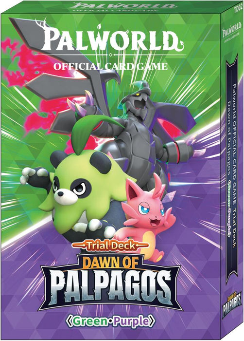 Palworld TCG: Dawn of Palpagos - Trial Deck Green・Purple (TD02) (Limit 1)