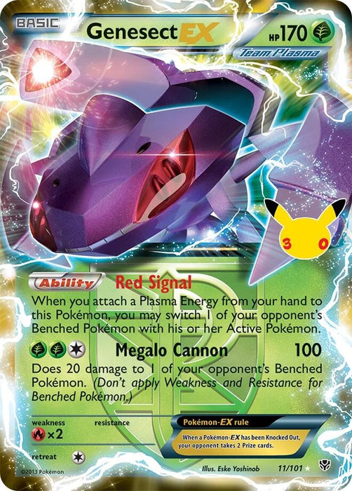 Genesect EX (Team Plasma) (11/101) (30C)