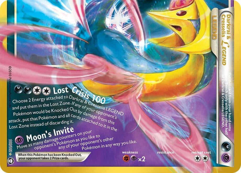 Darkrai & Cresselia Legend (Bottom) (100/102) (30C)