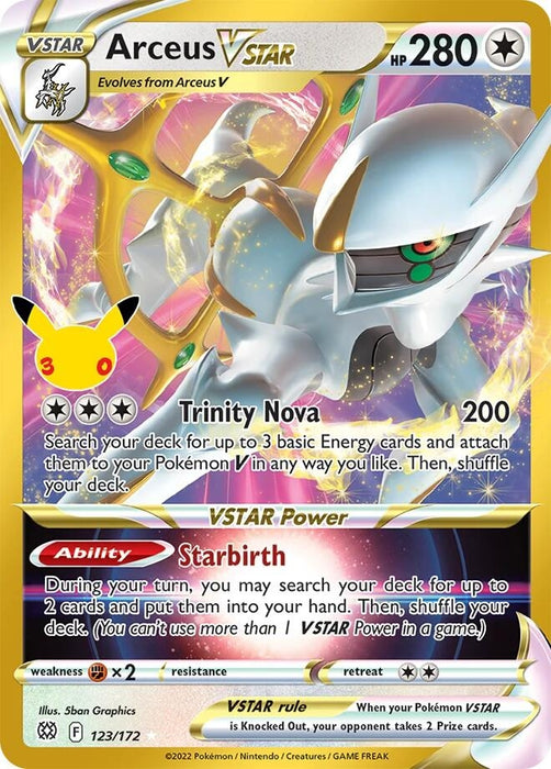 Arceus VSTAR (123/172) (30C)
