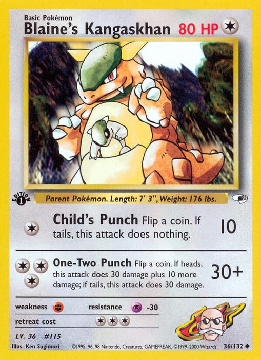 Blaine's Kangaskhan (036/132) (G1)