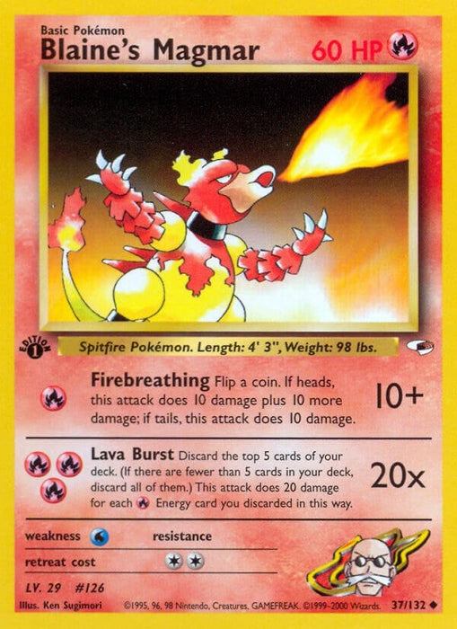 Blaine's Magmar (037/132) (G1)