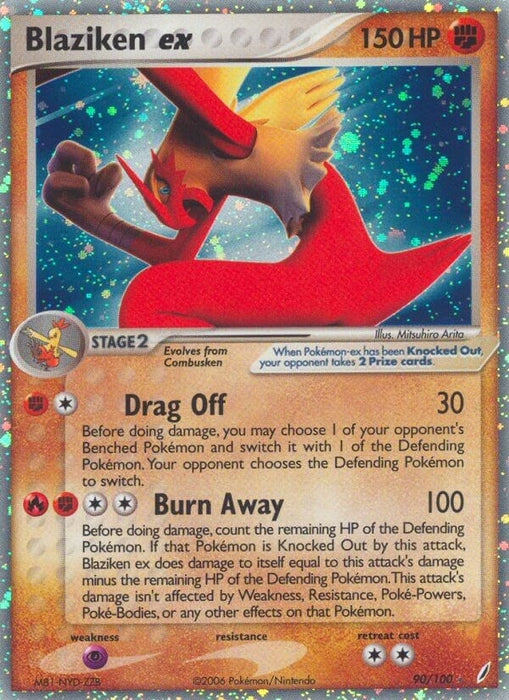 Blaziken ex (90/100) (CG)