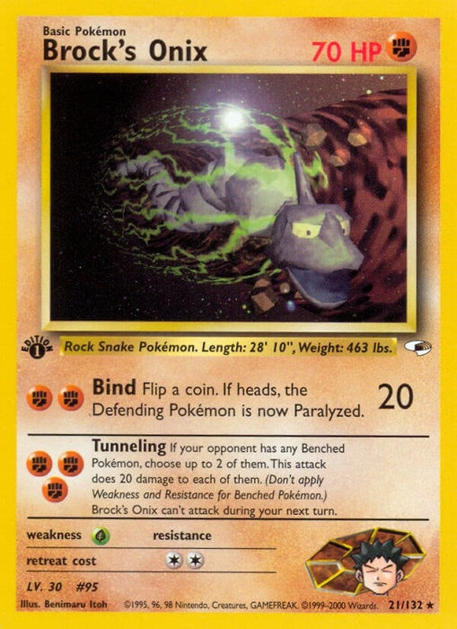 Brock's Onix (21) (021/132) (G1)