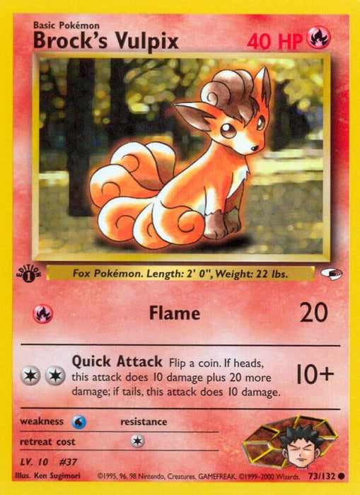 Brock's Vulpix (073/132) (G1)