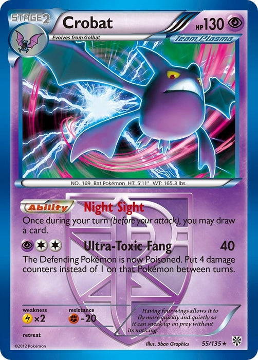 Crobat (Team Plasma) (55/135) (PLS)