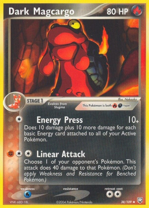 Dark Magcargo (38/109) (RR)