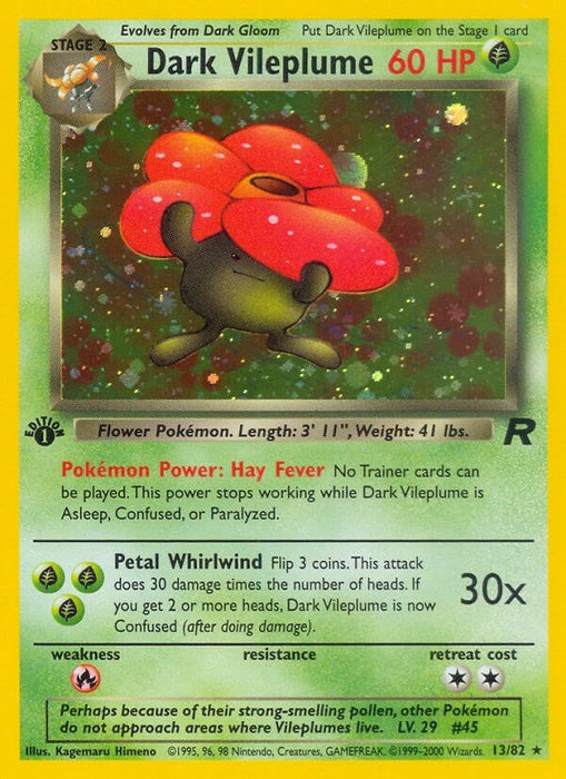 Dark Vileplume (13) (13/82) (TR)