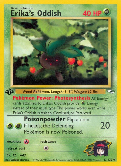 Erika's Oddish (47) (047/132) (G1)