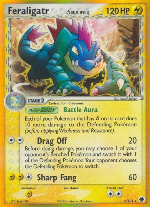 Feraligatr (Delta Species) (2/101) (DF)