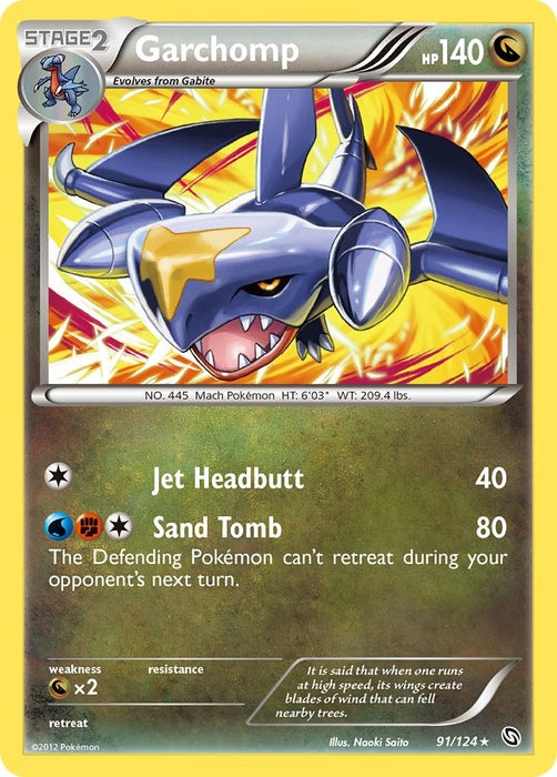 Garchomp (91) (91/124) (DRX)
