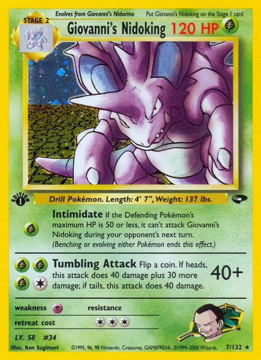 Giovanni's Nidoking (007/132) (G2)