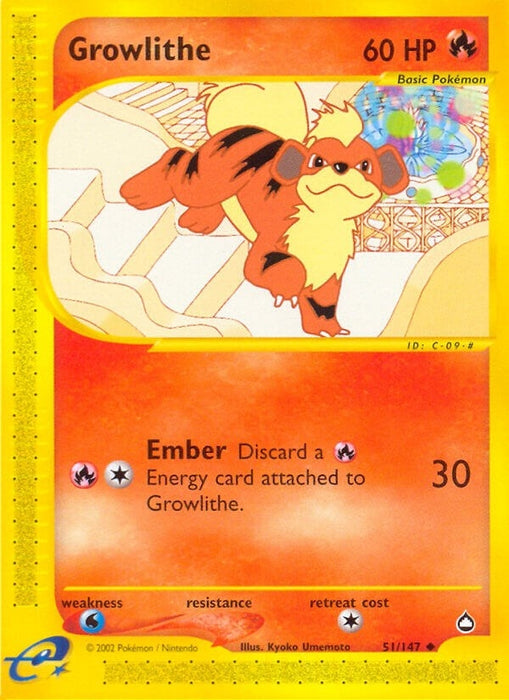 Growlithe (51) (051/147) (AQ)
