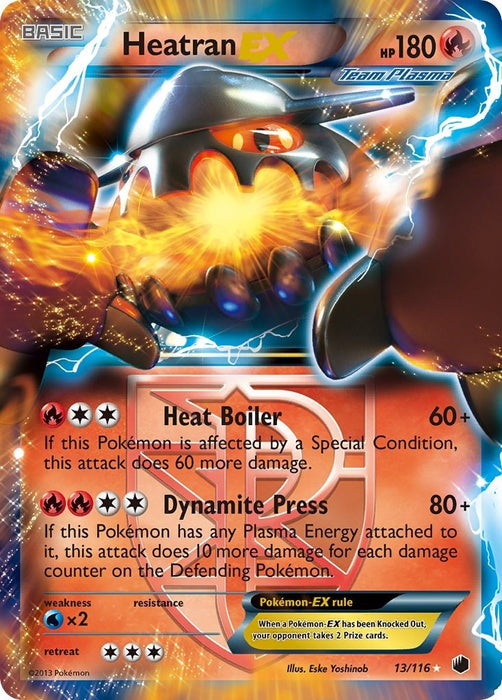 Heatran EX (Team Plasma) (13/116) (PLF)