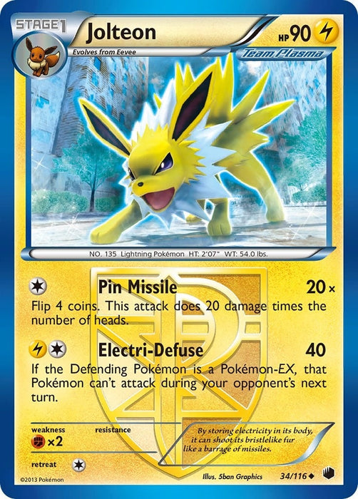 Jolteon (Team Plasma) (34/116) (PLF)
