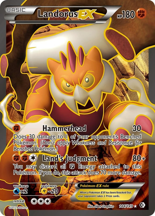 Landorus EX (144 Full Art) (144/149) (BCR)