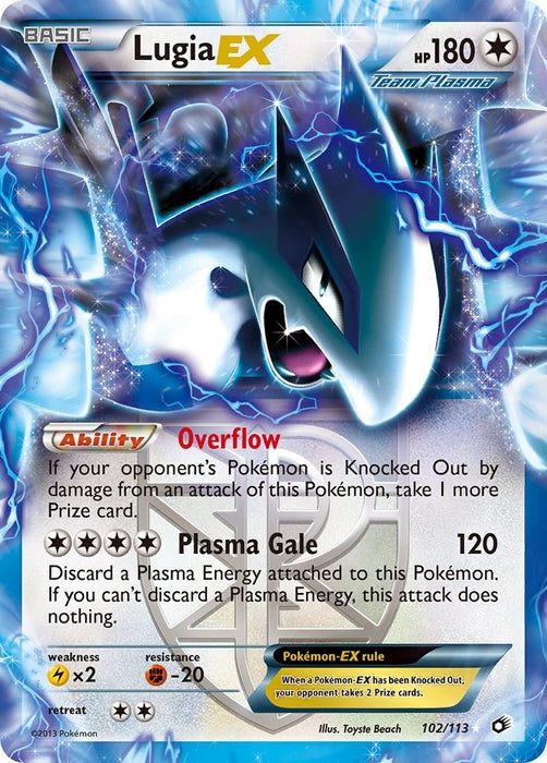 Lugia EX (Team Plasma) (102/113) (LTR)
