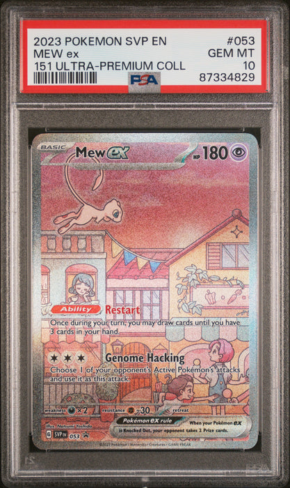 MEW ex 151 ULTRA-PREMIUM COLL 2023 POKEMON SVP EN-SV BLACK STAR PROMO PSA 10