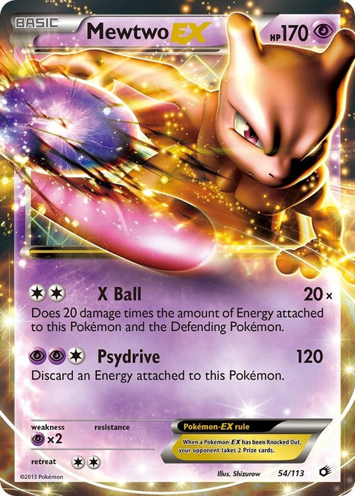 Mewtwo EX (54/113) (LTR)