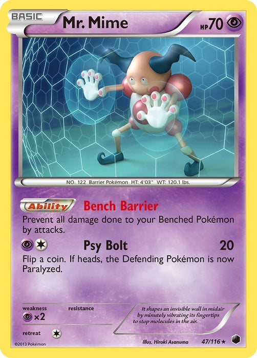 Mr. Mime (47/116) (PLF)