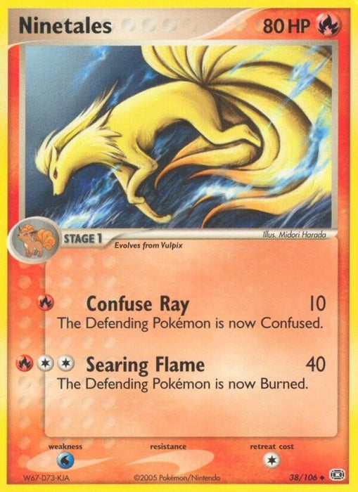 Image for Ninetales (38/106) (EM) - Pokemon