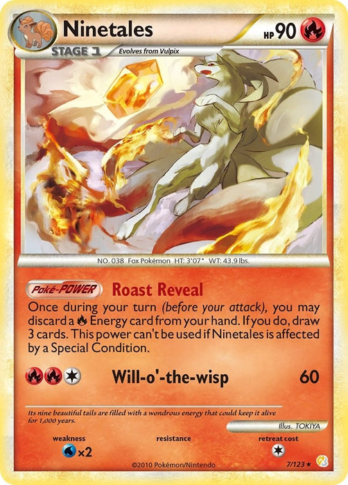 Ninetales (7/123) (HS)