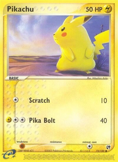 Pikachu (72/100) (SS)