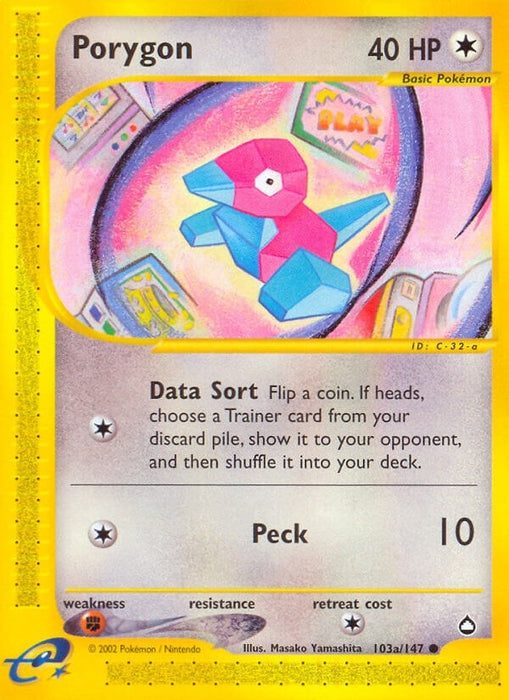 Porygon (103a) (103a/147) (AQ)