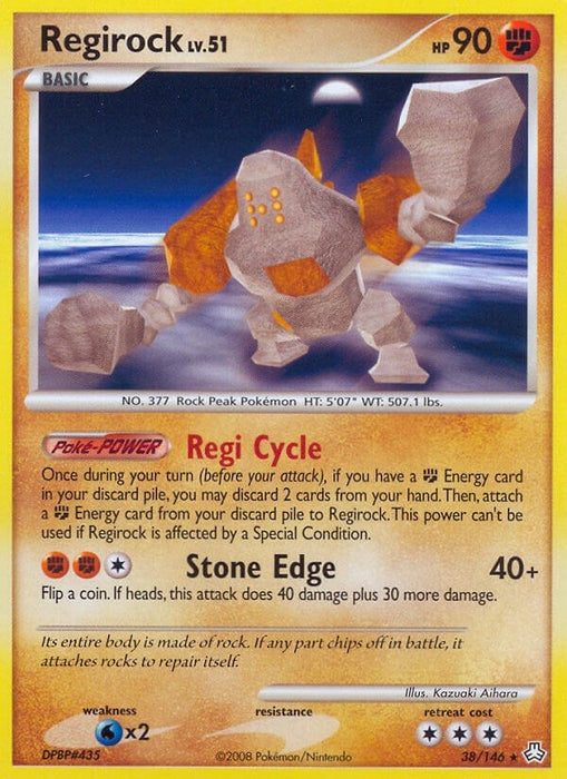 Regirock (38/146) (LA)